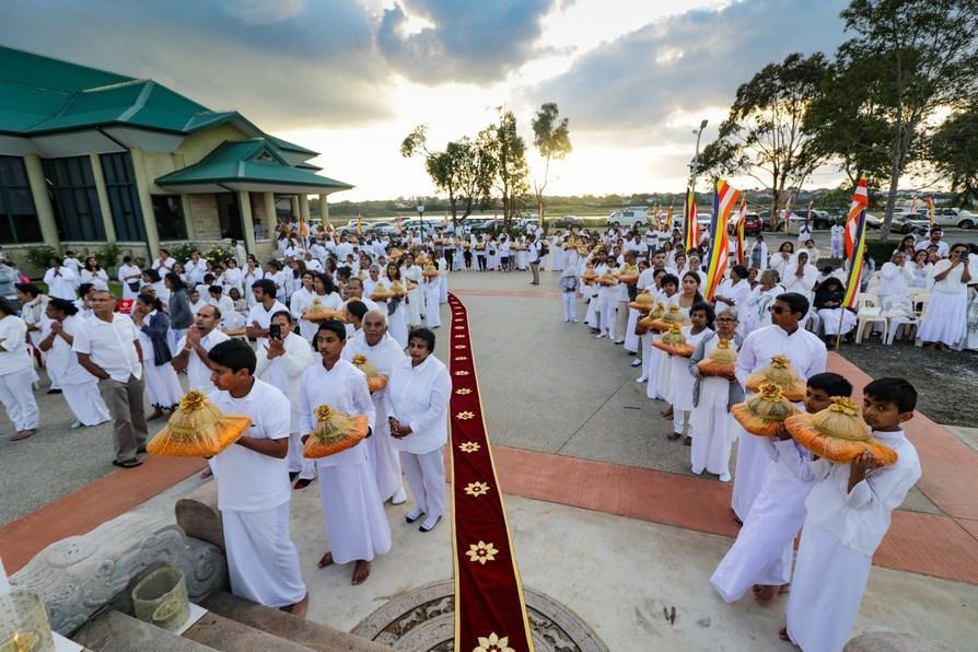 Blessing ceremony on 7 march